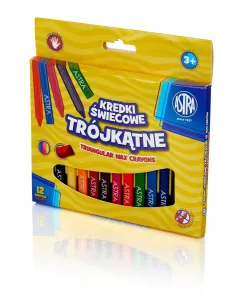 Kredki świecowe 12 kol. Astra