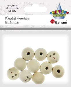 Ozdoba drewniana Craft-Fun Series koraliki Titanum (22TH401-4)