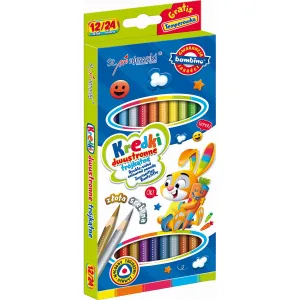 Kredki ołówkowe Bambino dwustronne 24 kol. St.Majewski (5903235004940)
