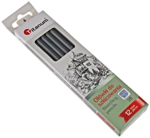 Ołówek w kartonowym pudełku 2B Titanum