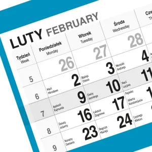 Kalendarz ścienny PALMY 310mm x 790mm Press