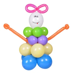 Balon gumowy do modelowania z pompką 20 szt. mix Arpex (K5143)