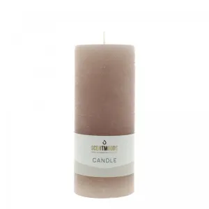 Świeca pieńkowa 6,3X15cm w kolorze Taupe śr. 60mm Pavoncella (8720935401261)