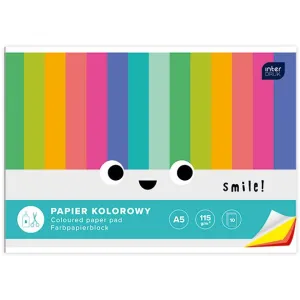 Zeszyt papierów kolorowych A4 10k Interdruk (ZEPKA4)