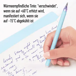 Długopis Haze wymazywalny wkład niebieski 0,5mm Berlingo (338374)