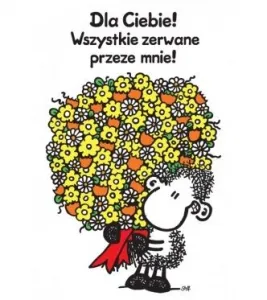 Kartka składana Kukartka Sheepworld B6 148mm x 105mm