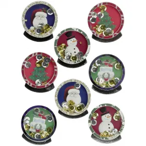 Naklejki świąteczne Titanum Craft-Fun Series kule cekinowe (57781)