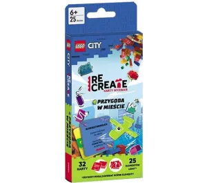 Książeczka edukacyjna LEGO® City. Recreate. Karty Wyzwań. Przygoda w mieście Ameet (ACP 6001)