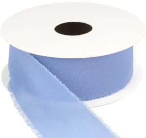 Wstążka Craft-Fun Series szyfonowa strzępiona 40x10 [mm x m] niebieski Titanum (WJ40-10-001)