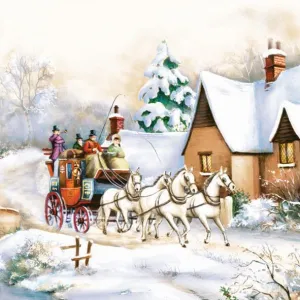 Serwetki Pol-mak gwiazdka - mix 330mm x 330mm (Sd GW)