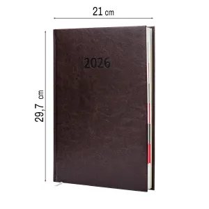 Kalendarz książkowy (terminarz) A4 Press (DZIENNY)