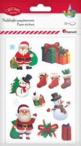 Naklejka (nalepka) Craft-Fun Series 10 plansz Boże Narodzenie Titanum (25XQ0521-4)
