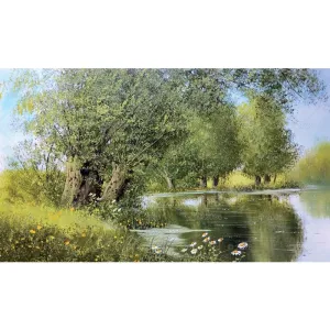 Kalendarz ścienny notatnikowy 2024 IMPRESJA POLSKIE 220mm x 490mm Lucrum (WN01)