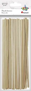 Ozdoba drewniana Titanum Craft-Fun Series Patyczki naturalne 5x190mm (21WL001)