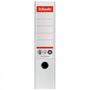 Segregator dźwigniowy Esselte No.1 neutralny pod względem emisji CO2 A4 biały 75mm (627570)