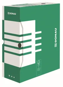 Pudło archiwizacyjne Donau A4 - zielony 120mm x 340mm x 297mm (7662301FSC-06)