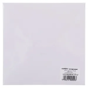 Koperta Logos 14,6X14,6 biała 120g CD - biały 146,5mm x 146,5mm