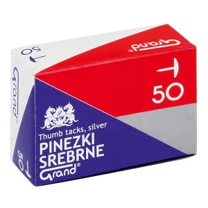 Pinezki S50 kolor: srebrny 50 szt Grand (110-1378)