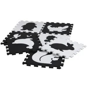 Mata dla malucha Puzzle Mata Kontrastowa Edukacyjna Pianka EVA Czarno-Białe 19 ele. Lean (17481)