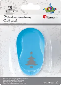 Dziurkacz ozdobny Craft-Fun Series 25mm choinka Titanum (T-8810-43)