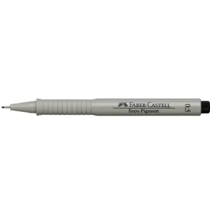 Cienkopis kreślarski Ecco Pigment wkład czarny 0,5mm 1kol. Faber Castell (FC166599)