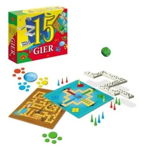 Gra edukacyjna 15 gier Alexander (5906018003796)