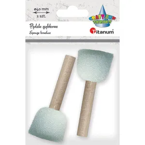 Pędzel Craft-Fun Series gąbka do malowania 4cm nr 4 Titanum