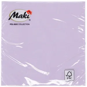 Serwetki lawendowy papier [mm:] 330x330 Pol-mak (45)