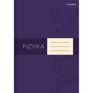 Brulion tematyczny TOP-2000 fizyka A5 80k. 70g krata 150mm x 210mm (400160623)