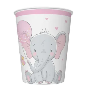 Kubek jednorazowy daisy papier 250ml Pol-mak (01)
