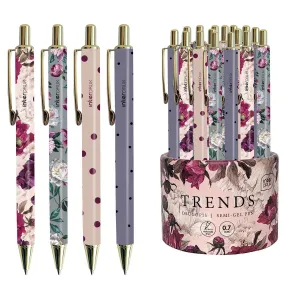 Długopis żelowy TRENDS wkład niebieski 0,7mm Interdruk (5902277327635)
