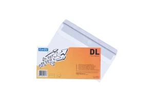 Koperta DL SK biała Bantex (400089388) 50 sztuk