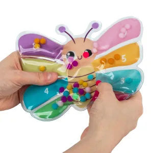 Zabawka edukacyjna Motyl PLANSZA SENSORYCZNA DO NAUKI LICZENIA Kidea (PLSNLMKA)
