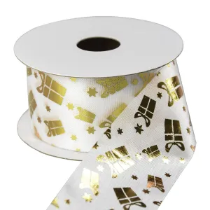 Taśma ozdobna Arpex Glamour złoty 38mm 2,74m (BN4414)