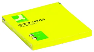Notes samoprzylepny Q-Connect żółte 80k 76mm x 76mm (KF10514)