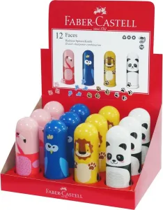 Temperówka Faber Castell z motywem zwierzątek - mix (583513)