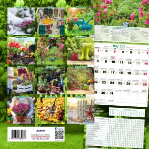 Kalendarz ścienny Avanti wieloplanszowy 300mm x 600mm (5901769620407)