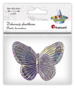 Dekoracja Craft-Fun Series Motyle plastikowe Titanum (2324034)