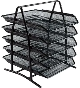 Pojemnik z szufladami czarny 5 szuflad [mm:] 350x300x390 Grand (GR-071)