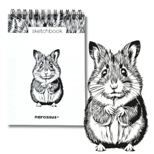 Blok artystyczny szkicownik chomik A6 120g 60k Narcissus