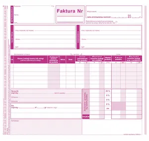 Druk offsetowy Michalczyk i Prokop faktura 2/3 A4 81k. (112-2E)