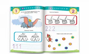 Książka dla dzieci Disney Uczy. Zeszyt ćwiczeń. Liczby Ameet (UDZ 9304)