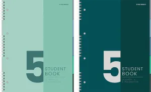 Kołozeszyt (kołonotatnik) STUDENTBOOK 5 przedmiotów B5 100k. 70g krata Top 2000 (400179521)