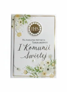 Książeczka pamiątkowa z komunii Kukartka (pmb pr-0011)