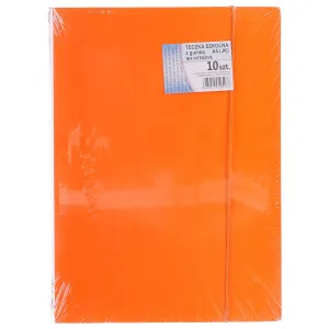 Teczka kartonowa na gumkę Kreska JK A4 kolor: mix 250g 210mm x 297mm