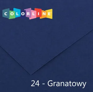 Brystol Canson Colorline 24 granatowy 150g 10k 500mm x 650mm (200041400)