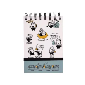 Kołozeszyt (kołonotatnik) Minionki A6 96k. 70g krata (nd) (5894)