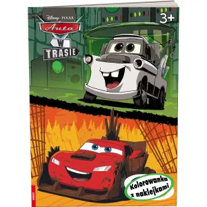 Książka dla dzieci Auta z naklejkami Ameet (NA 9131)