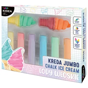 Kreda Kidea kolor: mix 8 szt Derform (KRJLW8KA)