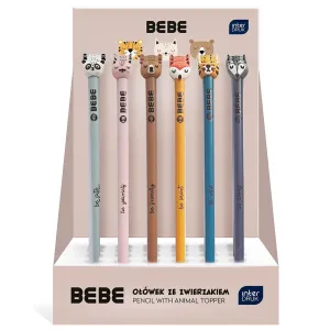 Ołówek BB FRIENDS ze zwierzakiem 24szt HB Interdruk (5902277349170)